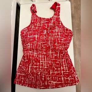 Athleta Maldives bra cup tankini